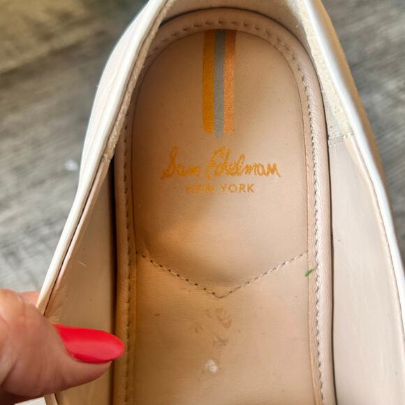 Sam Edelman Women Sz 10M Modern Ivory Espadrille Leather Comfort Walking Loafer - Picture 12 of 15